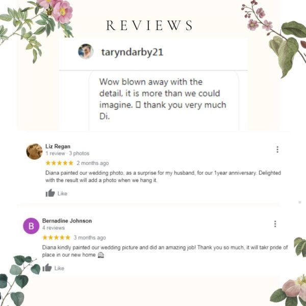 reviews wedding commission thediart
